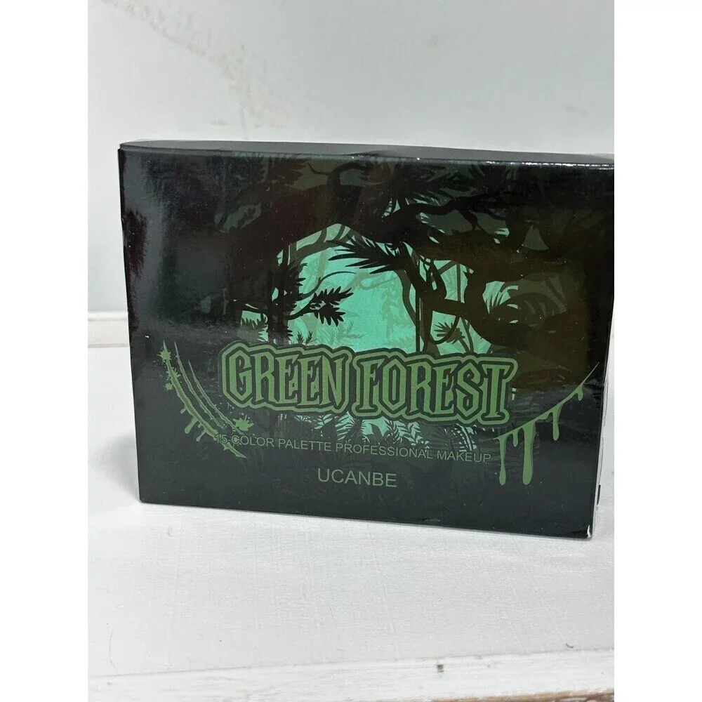 UCANBE Green Forest Professional Makeup Kit 15 Color Palette Face Body Paint